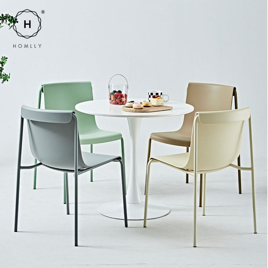 Homlly Lema Outdoor Stackable Chair