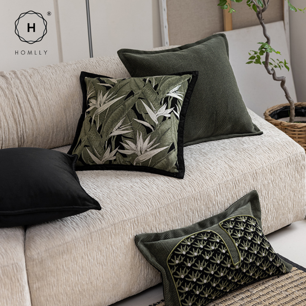 Homlly Tropii Decorative Pillow Cushion Cover