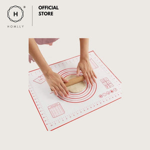 Homlly Non-Stick Silicone Baking Mats (60*40cm) Buy 1 Free 1