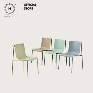 Homlly Lema Outdoor Stackable Chair