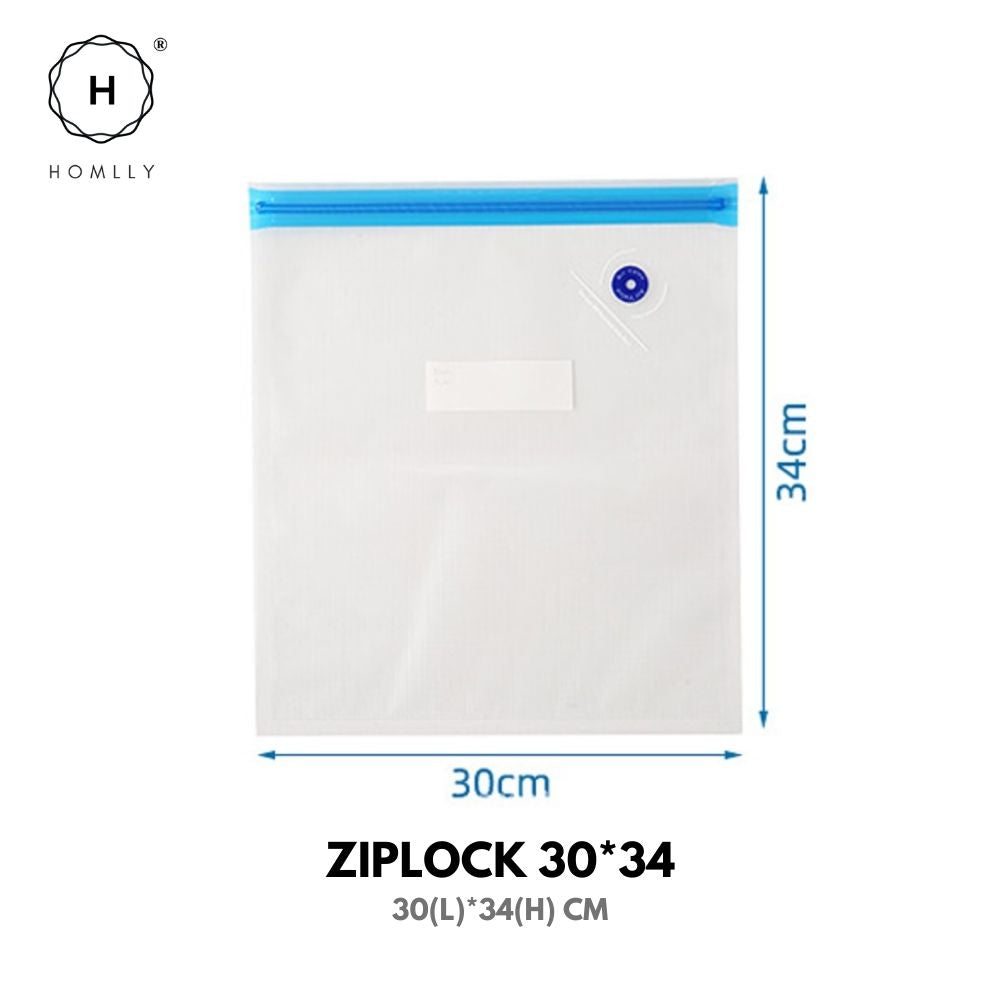 Homlly Reusable Sous Vide Food Vacuum Sealer Ziplock Bags with Portable Manual/Electric Vacuum Sealer Pump