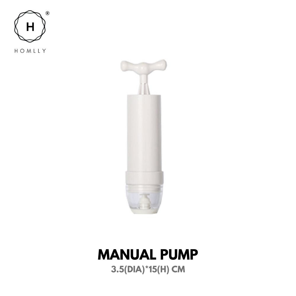 Homlly Reusable Sous Vide Food Vacuum Sealer Ziplock Bags with Portable Manual/Electric Vacuum Sealer Pump