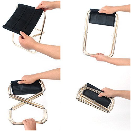 Homlly Ultralight Portable Folding Aluminium Chair - Homlly