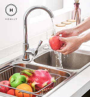 Homlly Expandable Dish Drying Rack and Utensil Holder - Homlly