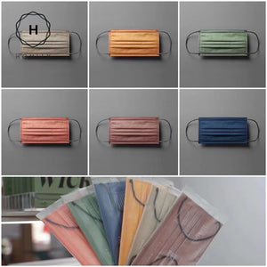 Homlly Pastel 3 ply Disposable Face Mask (50pcs)
