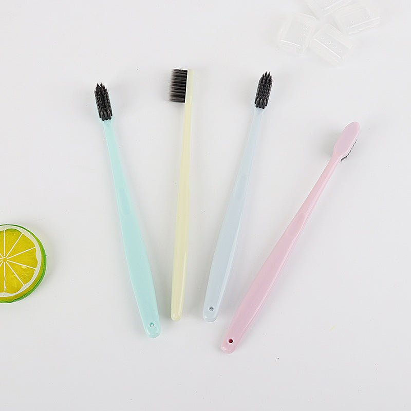 Homlly Charcoal Toothbrush w individual Cover (8pcs) - Homlly