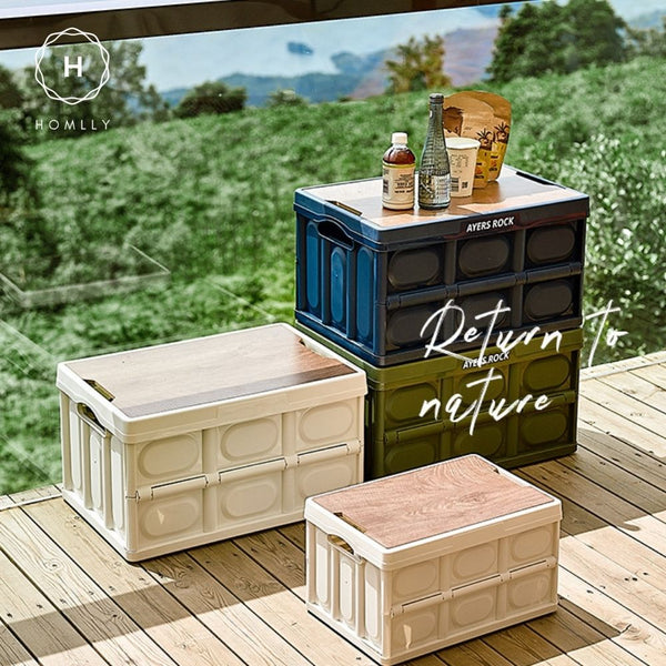 Portable Storage Table Top collapsible / Foldable Crate / Box for