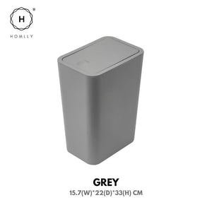 Homlly Slim Garbage Rubbish Trash Bin with Pop-Up Lid (3 Colors)