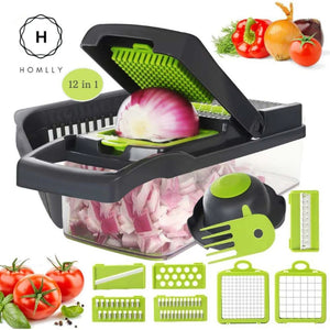 Homlly 12 in 1 Vegetable Food Chopper