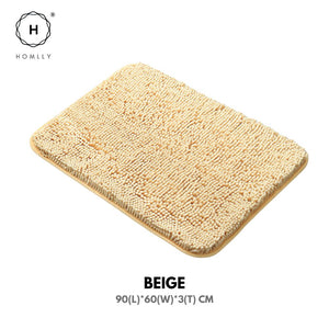 Homlly Chenille Luxury Door Bathroom Bath Mat