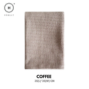 Homlly Multi Purpose Waffle Microfiber Cleaning Cloth (35x35cm)