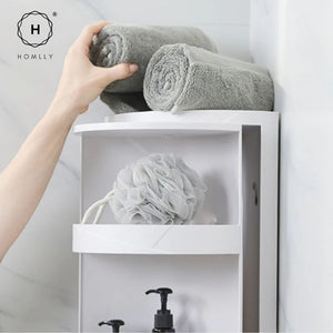 Homlly Revolving Corner Storage Shelves