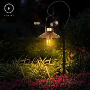 Homlly Tenu Retro Solar  Waterproof Lantern Lamp