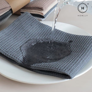 Homlly Multi Purpose Waffle Microfiber Cleaning Cloth (35x35cm)