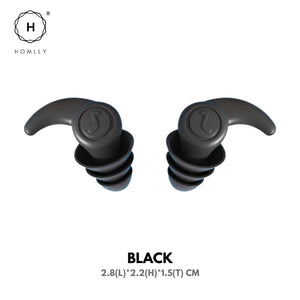 Homlly Three Layers Noise Cancelling Ear Plug with carrying box