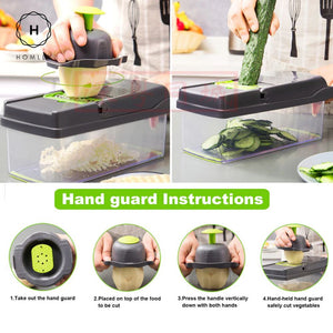 Homlly 12 in 1 Vegetable Food Chopper