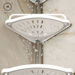 Homlly Extendable Toiletries Pole Rack