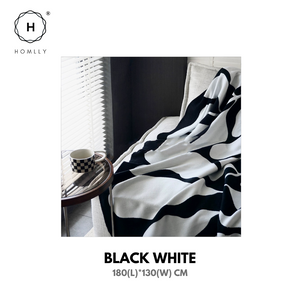 Homlly Leafi Throw Knitted Blanket (130x180 cm)