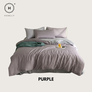 Homlly Jongii Tencel Cover Pillow Case Bedding Set (3/4pcs)