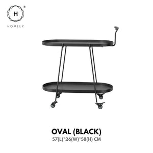 Homlly Collii Serving Bar Cart Trollery