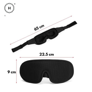 Homlly 99% Blackout 3D Contoured Sleeping Eye Mask Blindfold Shade Cover