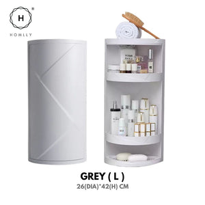 Homlly Revolving Corner Storage Shelves