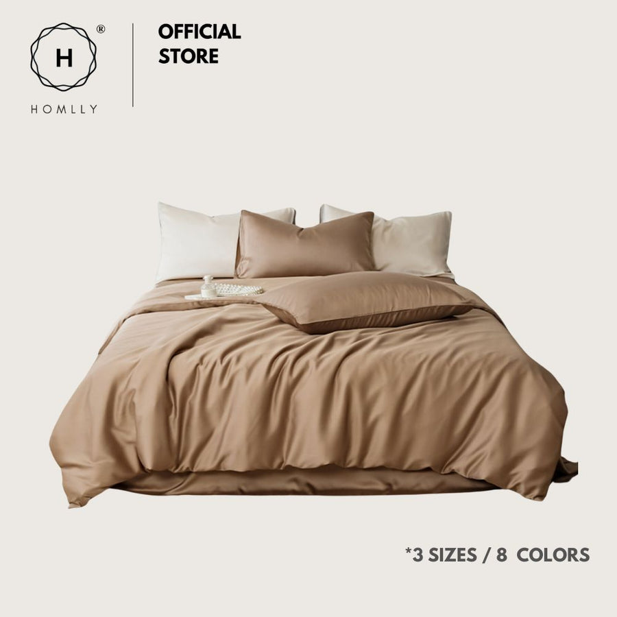 Homlly Jongii Tencel Cover Pillow Case Bedding Set (3/4pcs)