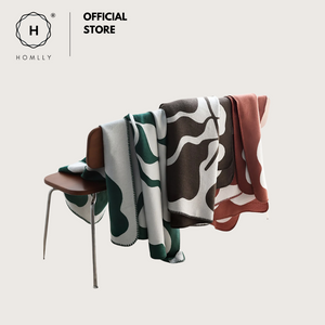 Homlly Leafi Throw Knitted Blanket (130x180 cm)