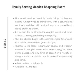 Homlly wooden chopping board