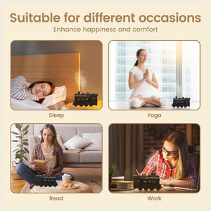 Homlly Steam Train Diffuser Humidifier With Light (300ml）