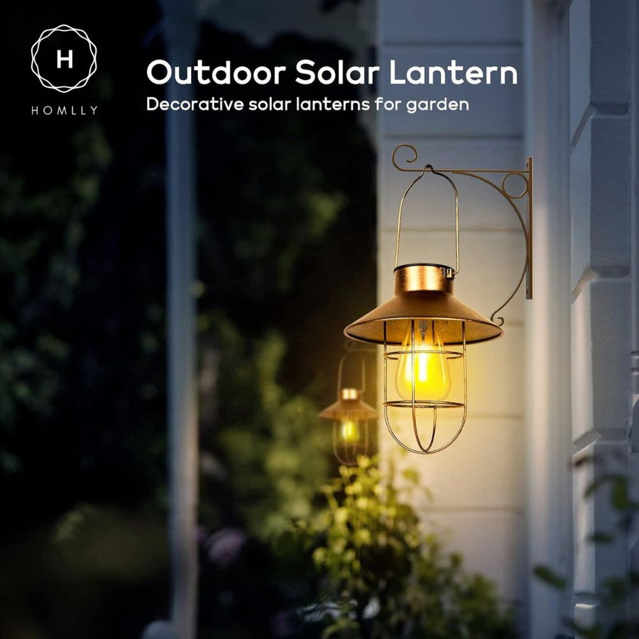 Homlly Tenu Retro Solar  Waterproof Lantern Lamp