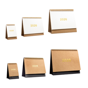 Homlly Desktop Stand up Monthly Planner Calendar (2026)
