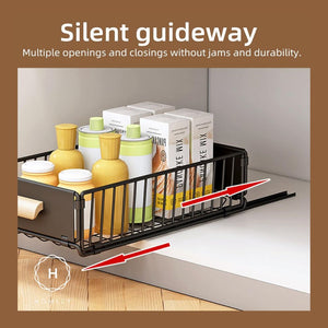 Homlly Todii Pull Out Kitchen Cabinet Organizer Tray