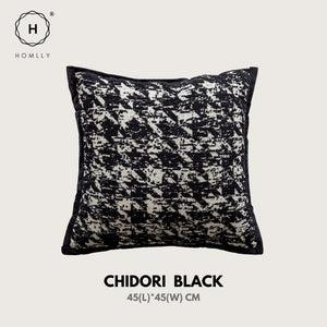 Homlly Black Monochrome  Decorative Pillow Cushion Cover