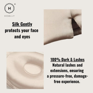 Homlly Mulberry Silk 3D Eye Mask