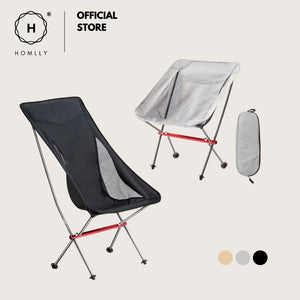 Homlly Ultralight Portable Outdoor Camping Folding Chair