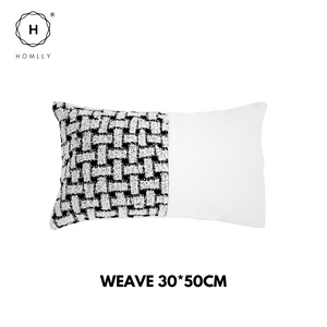 Homlly Luxii II Black Decorative Pillow Cushion Cover