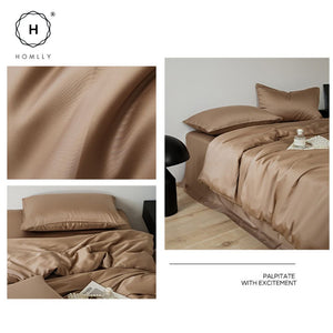 Homlly Jongii Tencel Cover Pillow Case Bedding Set (3/4pcs)