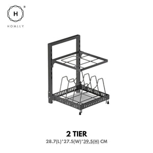 Homlly Pots and Pans Organizer under Cabinet