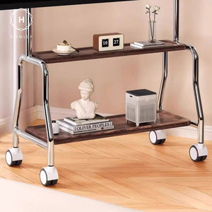 Homlly Portable Height Adjustable Tripod TV Mobile Stand on Wheels