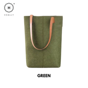 Homlly Wool Felt Laptop Brief case Messenger/ Macbook Ipad Sleeve