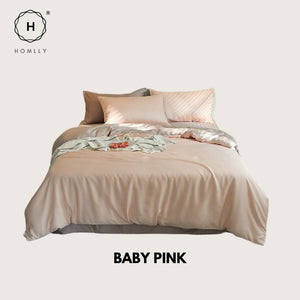 Homlly Jongii Tencel Cover Pillow Case Bedding Set (3/4pcs)