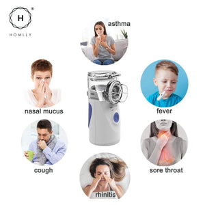 Homlly Portable Cool Mist Steam Inhaler Nebulizer