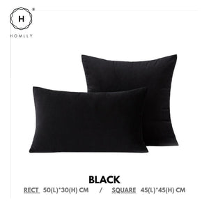 Homlly Euii Luxury Velvet Decorative Sofa Cushion Pillow Cover  (45cm x 45cm | 30cm x 50cm)