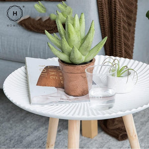 Homlly Bosca 3 legged Coffee Round Side Table