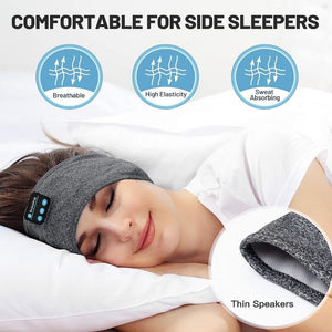 Homlly 2 in 1 Sleep & Sports Wireless Bluetooth  Music Headband with Sleep Headphones