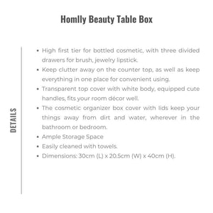 Homlly Beauty Table Box