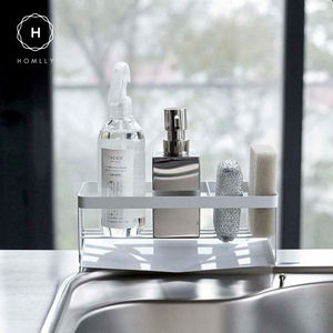 Homlly Tonii Sink Kitchen Sponge & Bottle Holder with Drainage
