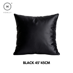 Homlly Luxii II Black Decorative Pillow Cushion Cover