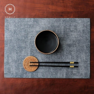 Homlly Monii Leather Waterproof Table Placemats